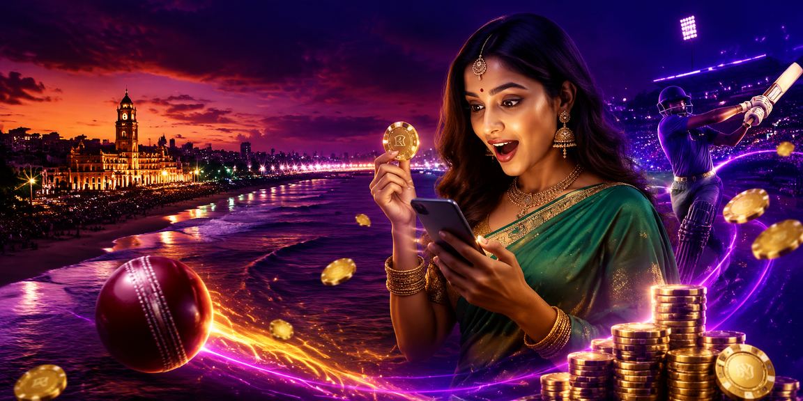 Person responsibly betting on mobile device in India
